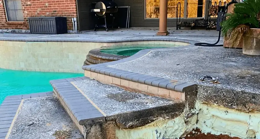 Pool Deck Leveling Bossier City