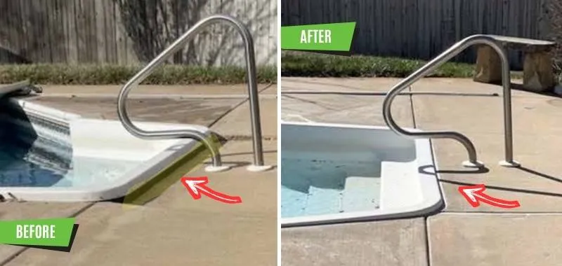 Pool Deck Leveling in Bossier City