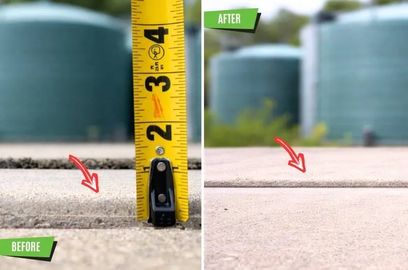 Uneven Tank Slab Leveling in Bossier City