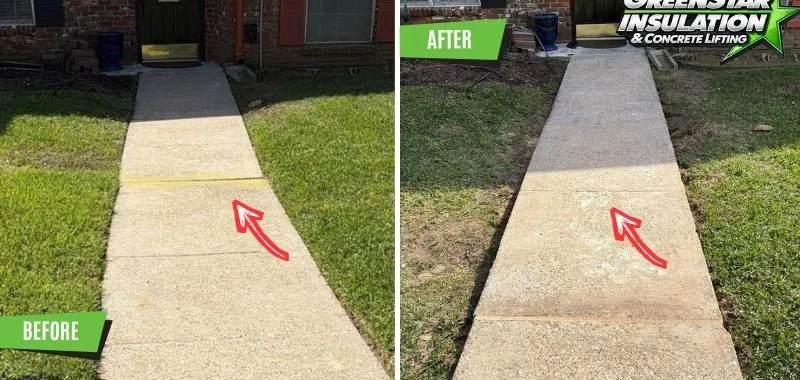 Walkway Leveling in Louisiana